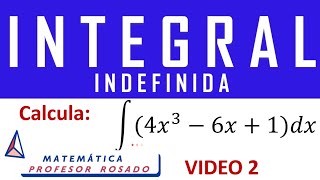 Integral indefinida Paso a paso [upl. by Neitsirk]