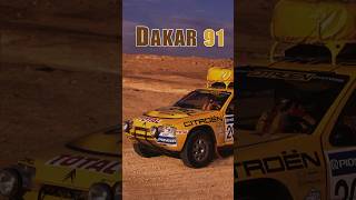 ParisDakar Rally 1991👏dakar rally carshorts shorts dukevideo racing cars offroad peugeot [upl. by Ardekal]