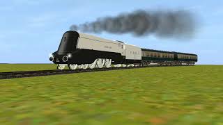 British Streamlined Steam Locomotives at Speed and in the Spring [upl. by Bouchard]