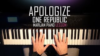 How To Play One Republic  Apologize  Piano Tutorial Lesson  Sheets [upl. by Adiehsar671]