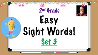 Second Grade Easy Sight Words  Set 3 [upl. by Ettolrahs]