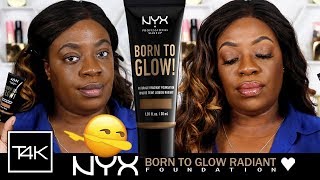 New Nyx Born to Glow foundation Review [upl. by Tihom]