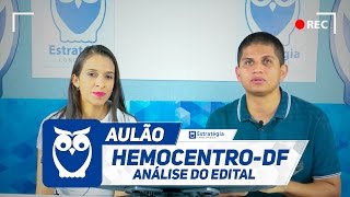 Concurso Hemocentro DF  Análise do Edital 2016 [upl. by Ledif]