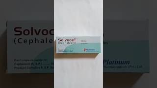 Solvocef  Cephalexin  500 mg capsules price [upl. by Norreht888]