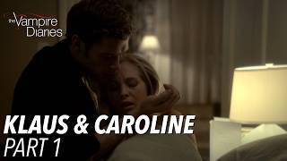 Klaus amp Caroline Pt 1  The Vampire Diaries [upl. by Nrobyalc]