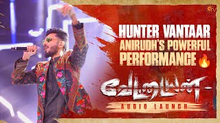 Anirudhs PowerPacked Hunter Performance  Vettaiyan Audio Launch  Rajinikanth  Sun TV [upl. by Anaihr]