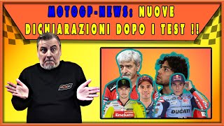 MOTOGPNEWS NUOVE DICHIARAZIONI DOPO I TEST ❗❗ ⚠️⚠️⚠️ [upl. by Aneeras]