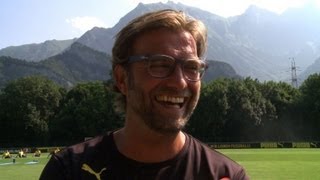 BVBCoach Klopp quotHaben großes Glück mit unseren Neuzugängenquot [upl. by Portie]