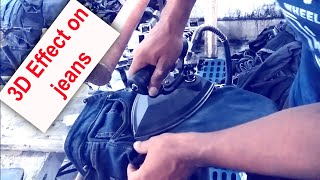 How to create iron press 3D effect on jeans by using stream iron3D crinkle effect on jeans pant [upl. by Neeron440]