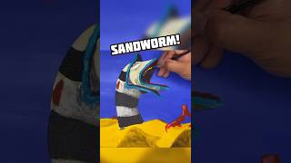 Making the Beetlejuice sandworm with a pool noodle and pizza box halloweencrafts beetlejuice2 [upl. by Oiramd]