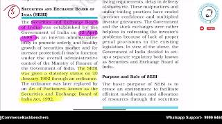 SEBI  NCERT  class 12  Business Studies  Financial Market  L4 [upl. by Suoiluj]