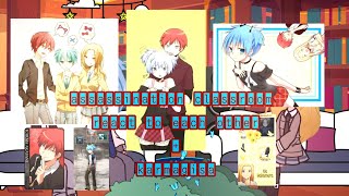 assassination classroom react to each otherbonus gacha club bl karmagisa [upl. by Suivatna646]