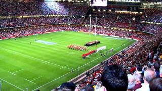 Wales Vs England  The Anthems Millenium Stadium Cardiff 130811 [upl. by Drawe850]