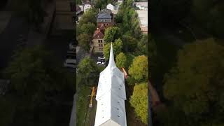 Die eingepackte Gottesackerkirche von Pößneck [upl. by Dodge]