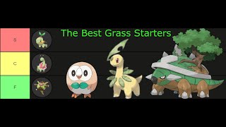 The Best Grass Type Starter Pokémon Tier List [upl. by Assirehs394]