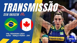 BRASIL X CANADÁ AO VIVO [upl. by Otrebmal670]