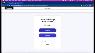 APPLYING TO US UNIVERSITIES HOW TO CREATE A COLLEGE BOARD ACCOUNT [upl. by Nessnaj]