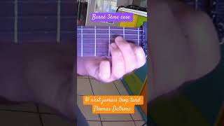 Il nest jamais trop tard Thomas Dutronc  accords guitare [upl. by Nilekcaj]