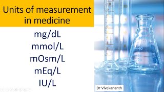 Units of measurement in Medical Physiology [upl. by Bram464]