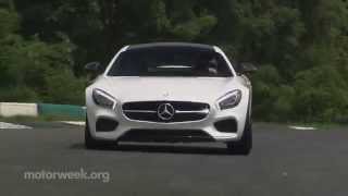 MotorWeek  Road Test 2016 MercedsAMG GT S [upl. by Idissak]