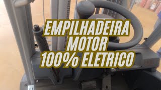 Empilhadeira motor 100 elétrico [upl. by Benedict]