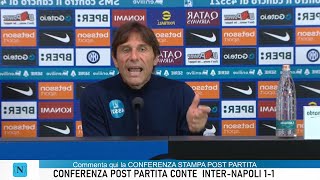 🔵ANTONIO CONTE CONFERENZA post INTERNAPOLI 11  LE PAROLE DI CONTE PRESS  CONTE CONTRO IL VAR [upl. by Toth852]