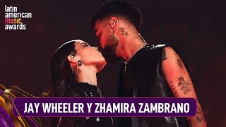 Jay Wheeler y Zhamira Zambrano con Extrañándote  Latin American Music Awards 2024 [upl. by Nevs]