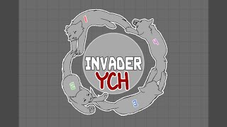 INVADER INVADER  FREE YCH ANIMATION MEME CLOSED [upl. by Ramon]