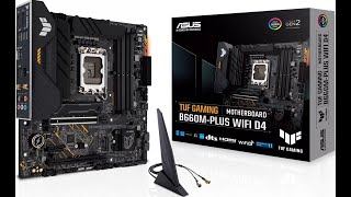 ASUS TUF GAMING B660MPLUS WIFI D4 🎯 Motherboard Unboxing and Overview [upl. by Zandra299]