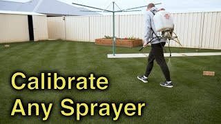 The Best Way To Calibrate Your Backpack Sprayer [upl. by Levona869]