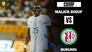 El Hadji Malick Diouf vs Burundi [upl. by Betsy]