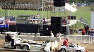 Central Wisconsin State Fair Badger State Dirt Flingers Tractor Pull [upl. by Adnwahsat]