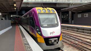 VLine VL90 Departing Southern Cross Station to Shepparton  Low Note Horn Show [upl. by Erodeht562]