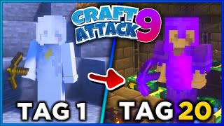 ICH habe 20 TAGE MINECRAFT CRAFT ATTACK 9 gespielt und DAS ist passiert [upl. by Bohs]