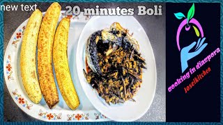 Roasted plantain in oven  BoliHow to prepare boli sauceNigerian roasted boli  baked plantains [upl. by Arimlede]