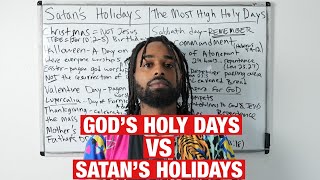 Satans Pagan Holidays vs Gods Holy Days [upl. by Avenej642]