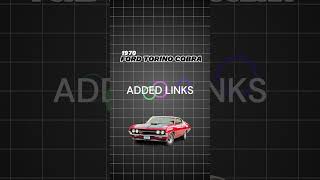 FORD TORINO SUPER COBRA JET 429 DRAG PACK 1970 zens classic cars [upl. by Feldman]