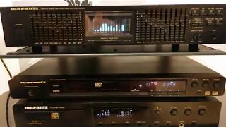 MARANTZ  graphic equalizer spectrum analyzer EQ551 [upl. by Kazue168]