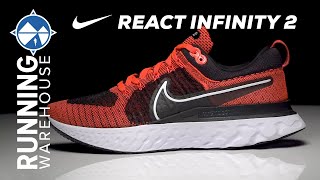 Nike React Infinity Run Flyknit 2 First Look  All New Flyknit Upper Design [upl. by Gabe]