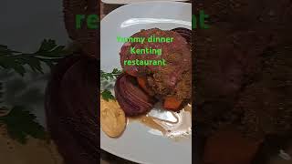 Dinner bonding in renting restaurant food dinner yummy sunriselovetv8860 [upl. by Lilah]