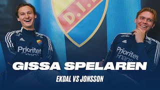 Gissa spelaren  Ekdal vs Jonsson [upl. by Aztinad]