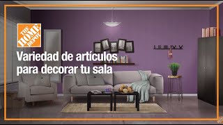 Variedad de artículos para decorar tu sala  Organización y decoración  The Home Depot Mx [upl. by Kalin]