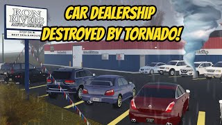 Greenville Wisc Roblox l Tornado Storm Floods NEW Car Dealership Update Roleplay [upl. by Bidget]