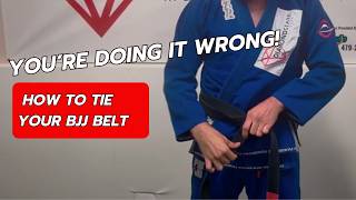 How to Tie Your Belt for BJJ amp Judo [upl. by Meave311]