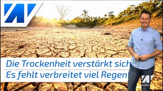 Überraschung Wir befinden uns im 3 Dürresommer Nur an den Alpen zu nass sonst fehlt viel Regen [upl. by Arva]