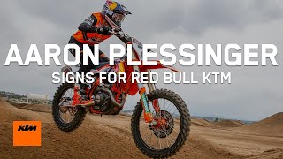 Aaron Plessinger signs for Red Bull KTM  KTM [upl. by Durwin12]