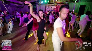 Fabrizio Febi amp Laura  Salsa Social Dancing  Croatian Summer Salsa Festival 2019 Rovinj [upl. by Rfinnej]