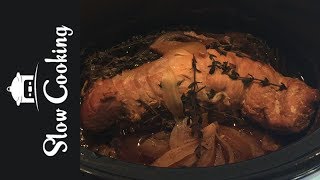 Beautifully Tender Slow Cooker Pork Fillet Cooked in an Apple Cider [upl. by Ransell]