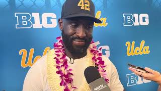 UCLA head coach DeShaun Foster talks Hawai’i win issues to clean up game ball [upl. by Lorin]