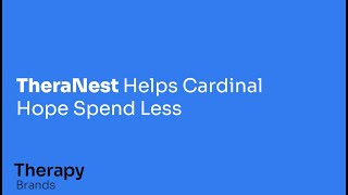 Client Testimonial TheraNest Helps Cardinal Hope Counseling Spend Less  Therapy Brands [upl. by Tenahs]